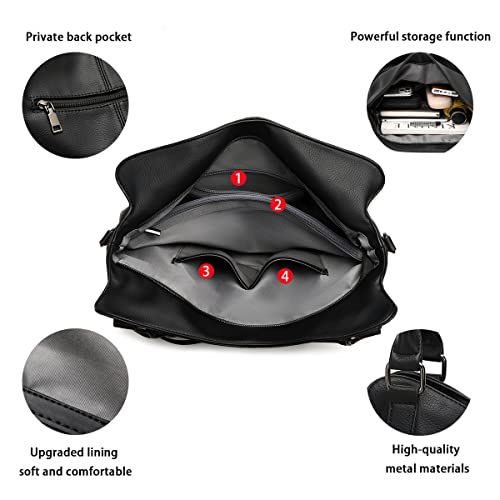 Image of lapsting Hobo Bags for Women Handbags Purse Ladies Boho Shoulder Bag Crossbody Purses Faux Leather