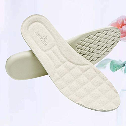 HEALLILY Sapato de Couro Insere Absorvente de Choque Palmilhas de Couro Genuíno Palmilhas Respirável
