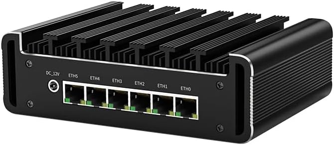 Fanless Mini PC Core i3 N300 8C/8T with 6 * 2.5G LANs,DDR5,4*USB2.0,4K HD DP,Mini Desktop Computer Support Dual Band WiFi for Industry Business,NO RAM NO SSDM.2 Nvme | UDPTCP 4K HD DP,Mini Desktop Computer Support Dual Band WiFi for Industry Business,NO RAM NO SSDM.2 Nvme