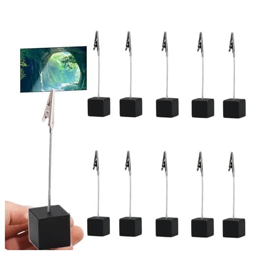 10 Stück Fotohalter mit Klammern,Tischkartenhalter Clip,Kartenhalter Tisch,Foto Halter mit Klammer,Kartenständer,Postkartenhalter Holz Fotoständer Clip für Hausdekoration,Party,Büro,Hochzeit