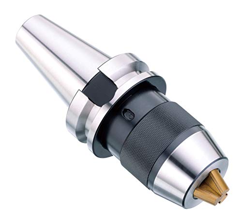 Image of CHUM POWER 1/64"-1/2" Special Heavy Duty Keyless Drill Chuck with Integrated Shank, BT40 Shank, Titanium Jaws
