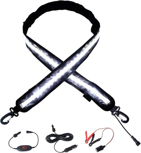 Welmotive 12V 4ft Led Light Strip Dimmable Camping Awning Light with 140 SMD 2835 LED Chips Cabinet Lights, Rv Accessories Waterproof IP67 Multi-Functional Use for Car Tent, Camper Motorhome