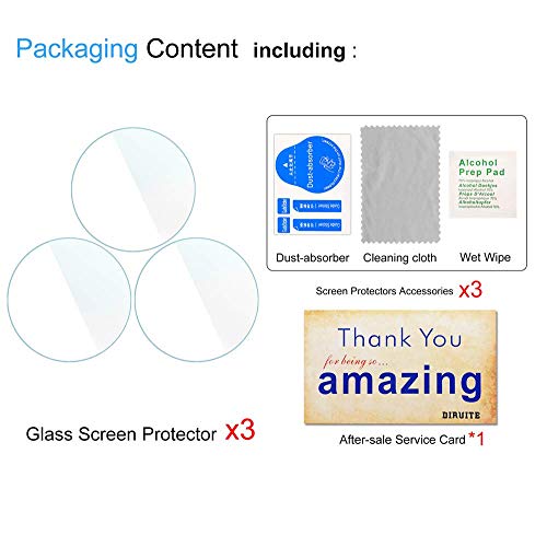 Suoman 3-Pack For New Fossil Women's Gen 5E 42Mm Screen Protector, 2.5D 9H Hardness Tempered Glass Screen Protector For Fossil Women's Gen 5E 42Mm Smartwatch #TOP5