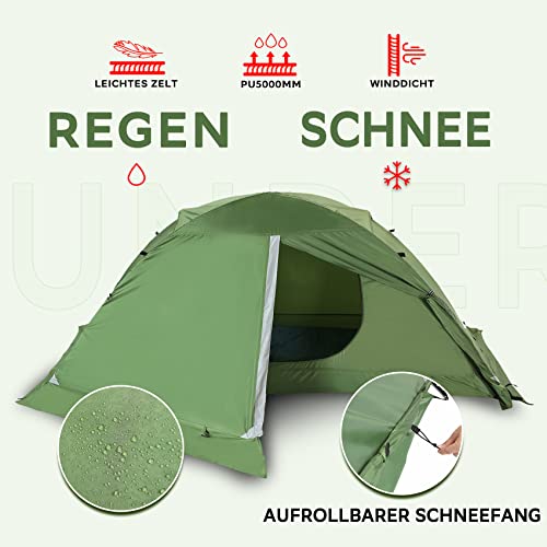 Einmannzelt Underwood Aggregator für 1 Person – 4 Jahreszeiten