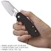 CRKT Pilar II Large EDC Folding Pocket Knife: Everyday Carry, Black Blade, Flipper Open, Frame Lock, G10 Handle, Reversible Pocket Clip 5315G
