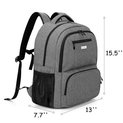 CURMIO CPAP Travel Backpack - Compatible for ResMed AirSense & Philips System One, Carry On Bag for CPAP Machine & Supplies, Gray, Patent Design