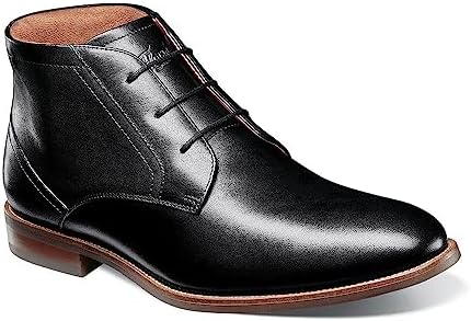 Florsheim Rucci Plain Toe Chukka Mens Boot 9 DM US Black | Image 3