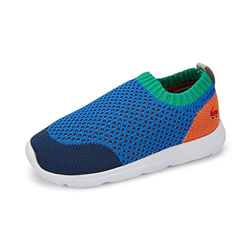 See Kai Run, Ryder Knit FlexiRun Slip-On Shoes for Kids, Blue/Multi, 10