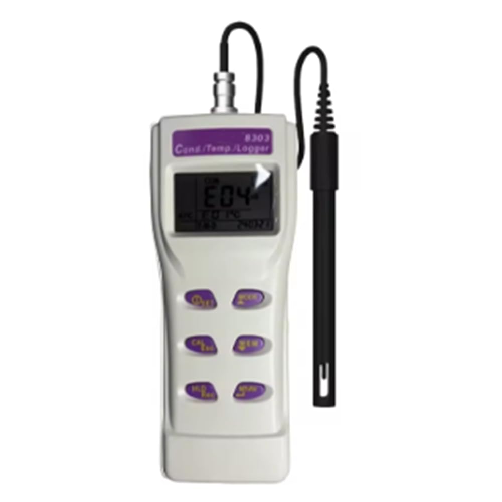 Medidor de Conductividad y Calidad del Agua, Medidor Digital de Temperatura y Conductividad del Agua con Memoria de 99 Puntos AZ8303