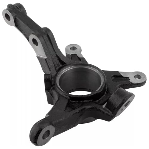 Image of Detroit Axle - Front Left Steering Knuckle for 2006-2011 Honda Civic, Driver Side Steering Knuckle Assembly 2007 2008 2009 2010 Replacement