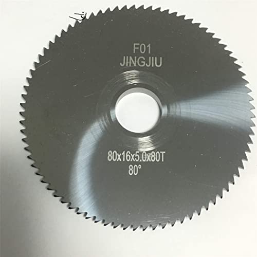 Milling Cutter F01(RIC08143B) 80x5.0x16x80T in Carbide for KEYLINE deZmo Machine(one Piece)