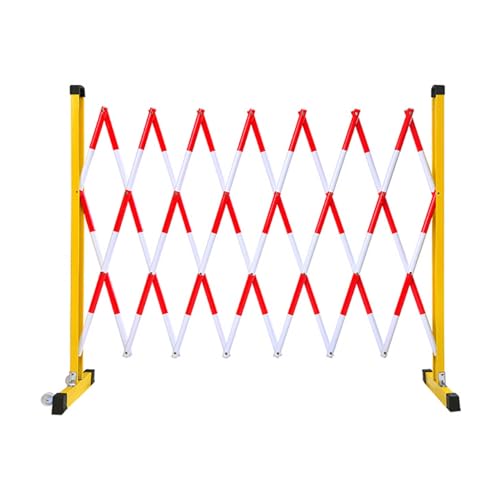 Clôture de circulation évolutive – Portable, installation rapide, idéale pour l'entretien de l'électricité, les chantiers de construction et la sécurité des...