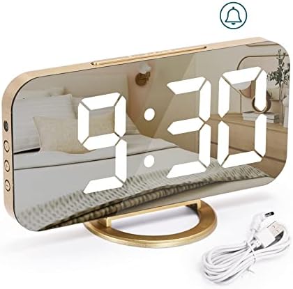 Reloj Despertador Digital con LED, 6,5'' sin tictac Despertador, ...