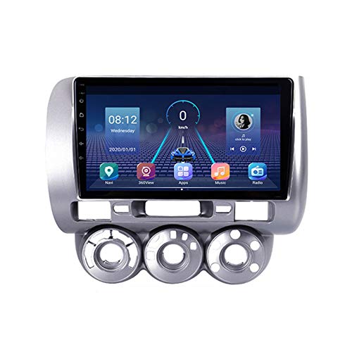 9" Android 8 Bluetooth Autoradio mit Touch Screen Multimedia Player unterstützt 4G WiFi Lenkradsteuerung Spiegelverbindung FÜR Honda Fit Jazz