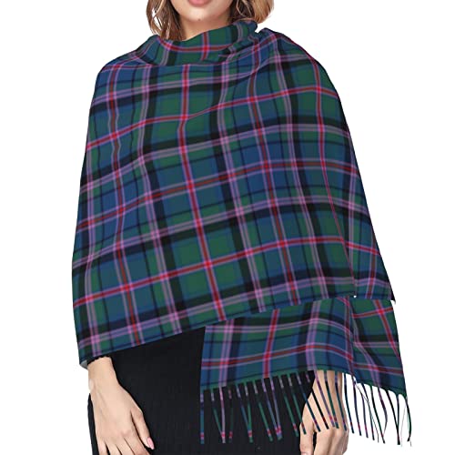 Winter Warm Wrap Shawl Tweedside District Hunting Tartan Print Scarves Blanket Scarf For Women Men4