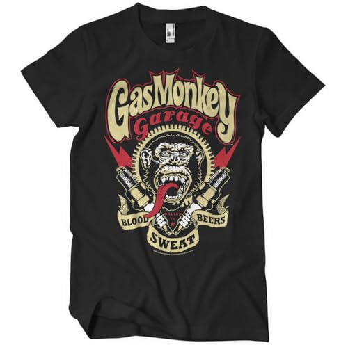 T-shirt Gas Monkey Garage style motard idéal pour les sorties du week-end