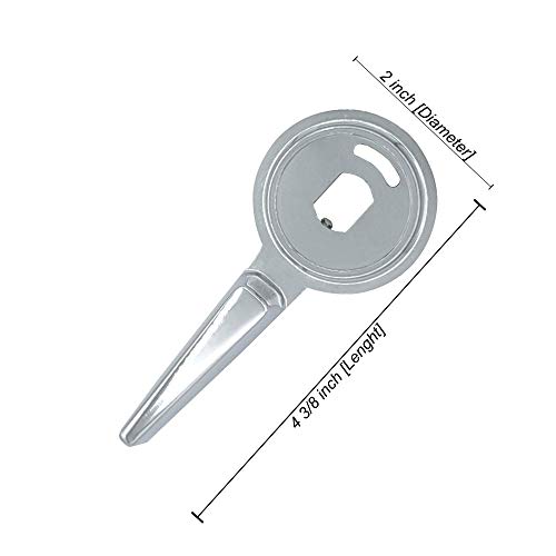 Shower Temperature Lever Control Metal Handle Replacement For Mixet Handles, Heavy Duty Stainless Steel Polished Chrome Finish #TOP1