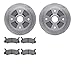 Dynamic Friction Company Rear Brake Rotors with 5000 Advanced Brake Pads 6502-56027