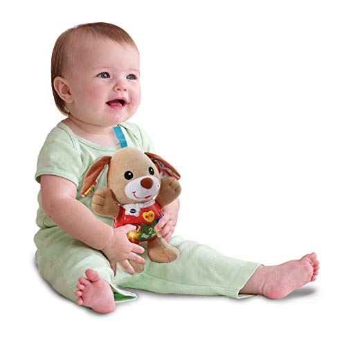 VTech-Baby Pequeperrito de Peluche Interactivo con Canciones Voces y Actividades Que estimulan al bebé en Diferentes aspectos Desarrollo Motor, del lenguaje y sensorial, Color marrón (3480-502322) - imagen 9