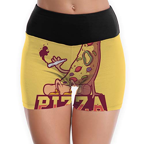 Arthur Women's Stretch Athletic Workout ShortsLogo, Brand, Joint, Dinner, Marijuana Design ConceptWorkout Yoga Shorts L