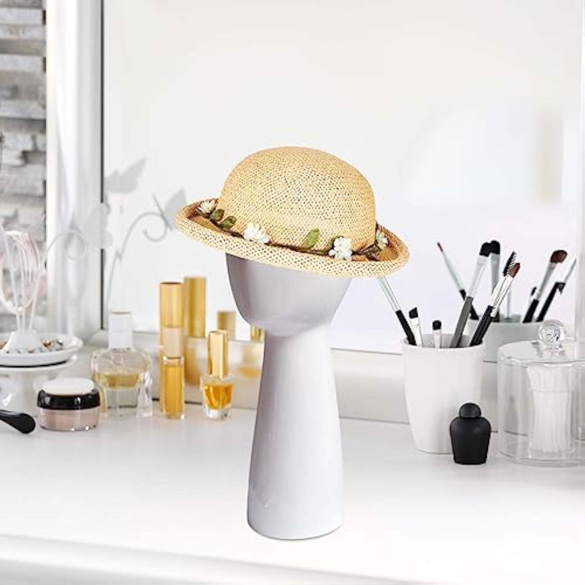 Wigs Mannequin Head, Sturdy Display Stand for Barbershops