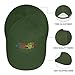 Vintage Drum Set Heartbeat Drumming Band Baseball Cap Dad Hat Adjustable Size Trucker Caps for Outdoor Activities All Seasons Army Green-style