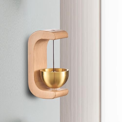 Miniatura 6 de Campana Magnética De Madera Para Apertura De Puerta, Timbre De Viento De Madera Para Puerta, Jardín, Patio, Restaurante, Tienda