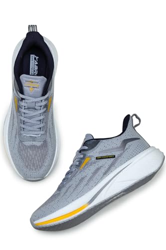 Image of ABROS Sports Shoes for Men's Upper Mesh with TPU Sole Lace-Ups Comfortable Lightweight Shoes