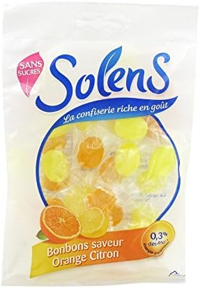 Solens Orange-Lemon Sugarfree Candies 75g