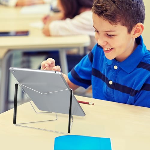 Soporte de lectura para evitar malas posturas con base de metal plegable 6
