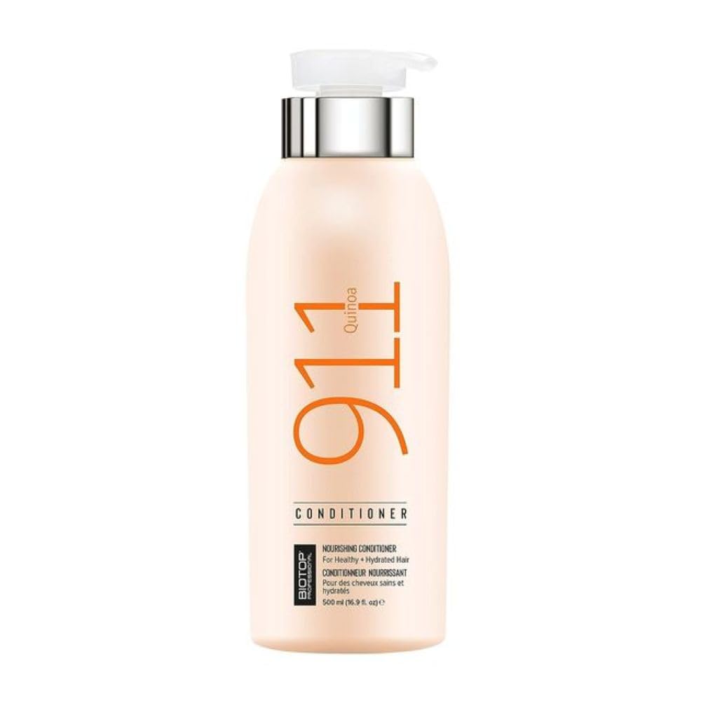 Biotop Professional 911 Quinoa Hair Conditioner - Hydrating Conditioner for Hair Health + Frizz Control - Repairing, pH Balancing & Nourishing Treatment for Dry Ends - (16.9 oz/500ml)