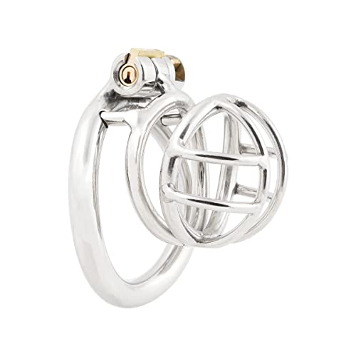 TERNENCE Ergonomic Design Chastity Device Male Virginity Lock Chastity Belt Adult Game Sex Toy S145 (1.77 inch / 45mm)