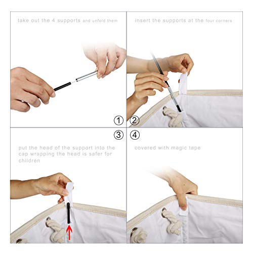 BrilliantJo upgrade Large Laundry Baskets 78L, Collapsible Linen Laundry Hamper Washing Basket with Handles, Laundry bin suitable for Bedrooms Laundry Room, Bathroom, 60H x 42Lx 31W cm, Beige+Grey - Cosy Home Interiors BrilliantJo upgrade Large Laundry Baskets 78L, Collapsible Linen Laundry Hamper Washing Basket with Handles, Laundry bin suitable for Bedrooms Laundry Room, Bathroom, 60H x 42Lx 31W cm, Beige+Grey - Image 8