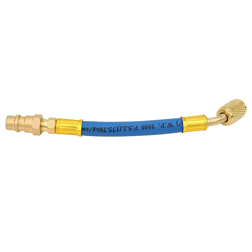 Adaptateurs de climatisation, 2 pièces adaptateur de climatisation en laiton R134A à R12 1/4 SAE accessoires de connecteur à filetage femelle(R134A to R12)