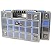 2x XL Caja organizadora con compartimentos de 345x249x50mm I Compartimiento de piezas...