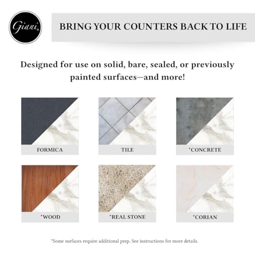 Image of Giani Quartz Easy Epoxy Countertop Paint Kit (Venetian Gold)