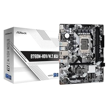 Placa Mãe ASRock B760M-HDV/M.2 D4, Chipset B760, Intel LGA 1700, mATX, DDR4 - B760M-HDV/M.2 D4