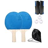 Retractable Netzsystem macht Tischtennis spielbar fast überall.