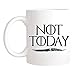 'Not Today' kubek, kubek z grą o tron', kubek dla fanów filmu, 325 ml ceramiczny kubek do kawy/filiżanka do herbaty