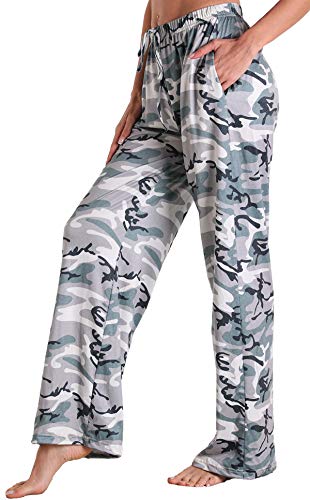 Image of X-Image Women Comfy Casual Pajama Pants with Pockets & Drawstring