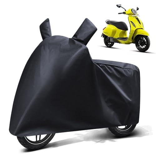 Image of FABTEC Waterproof Scooty Body Cover Compatible with Bajaj Chetak, A1 (Black)