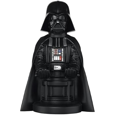 Exquisite Gaming: Star Wars: Darth Vader - Original Mobile Phone & Gaming Controller Holder, Device Stand, Cable Guys, Licensed Figure
