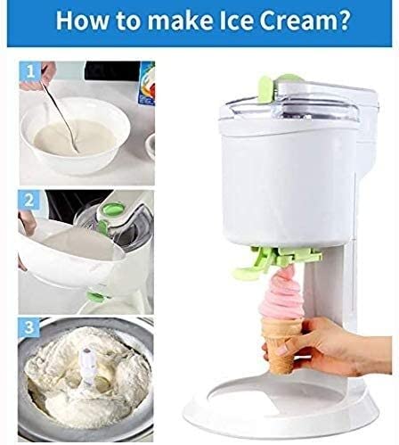 Ice Cream Makers Eismaschine Softeismaschine, Home DIY Küche Automatische Mini-Frucht-Softeismaschine, gesund, einfache… – Bild 5