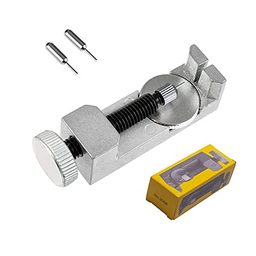 LZZEM Uhrenarmband Anpassung Tool Kit - Link Removal Kit Mit 3 Extra Pins Remover Reparatur Tool für Armband Link Pin Entfernung und Uhrengröße