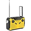 Nuryme Zonne-handzwengelradio, draagbare zwengelradio, oplaadbare dynamo, multifunctionele noodradio voor noodgevallen, SOS-alarm
