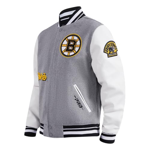 Image of Pro Standard Mens NHL Old English Varsity Jacket