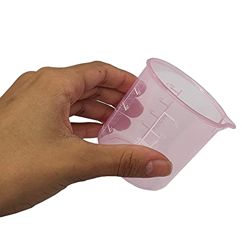Kit Medidores Com Jarra, Copinho Dosador E Copo Graduado (Rosa)