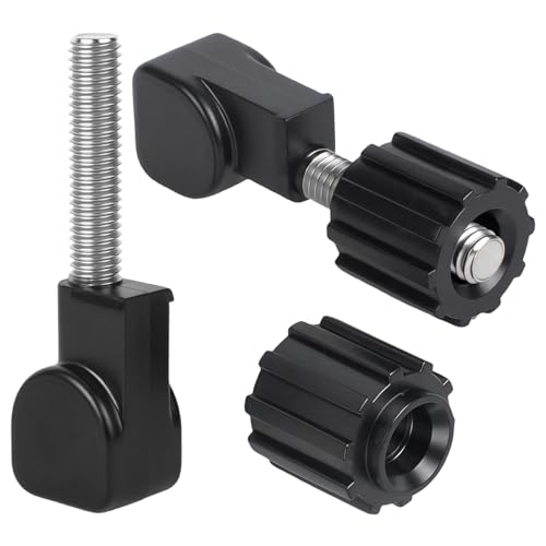 Image of 40547 RV Propane Tank Cover Screws and Nuts Kit (2-Pack) - Replacement for 40543 Camper Propane Tank Lid, Compatible with RV Trailer Gas Tank Cover, Wing Nut Hardware for Outdoor Use