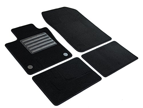 MTM SP-3075 Tapis sur Mesure en Velour pour Renault Twingo II 06.2007>07.2014, black