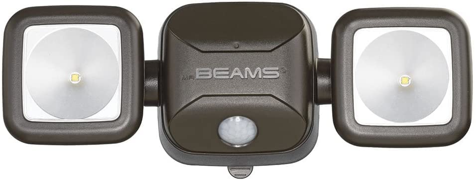 Miniatura 2 de Focos de seguridad MB3000 Mr Beams de doble cabeza LED con sensor de movimiento inalámbrico a baterías y de alto rendimiento MB3000-BRN-02-00